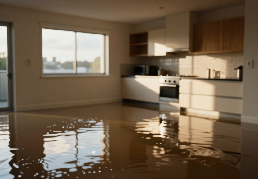 Mouldy basement in Elizabeth Bay before treatment